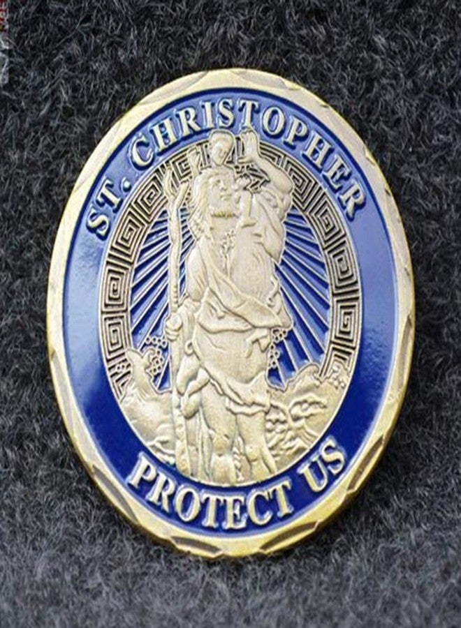 Glamtune St Christopher Protect Us Challenge Coin Collector's Medallion - Image 2